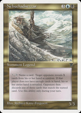 Nebuchadnezzar / Nebuchadnezzar - Magic: The Gathering - MoxLand